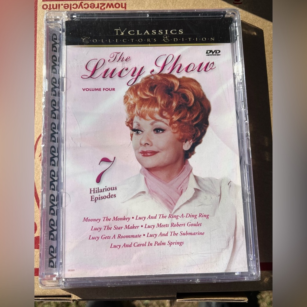 NWT The Lucy Show Volume 4 DVD New sealed 7 episode DVD & bonus 2 episodes dvd